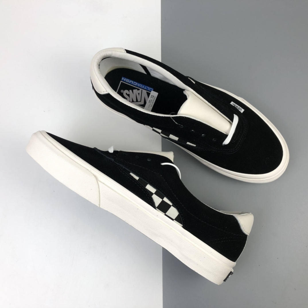 170 Vans Rhude 腰果花麂皮拼接棋盘格低帮复古硫化板鞋 VN0A4UWY17R