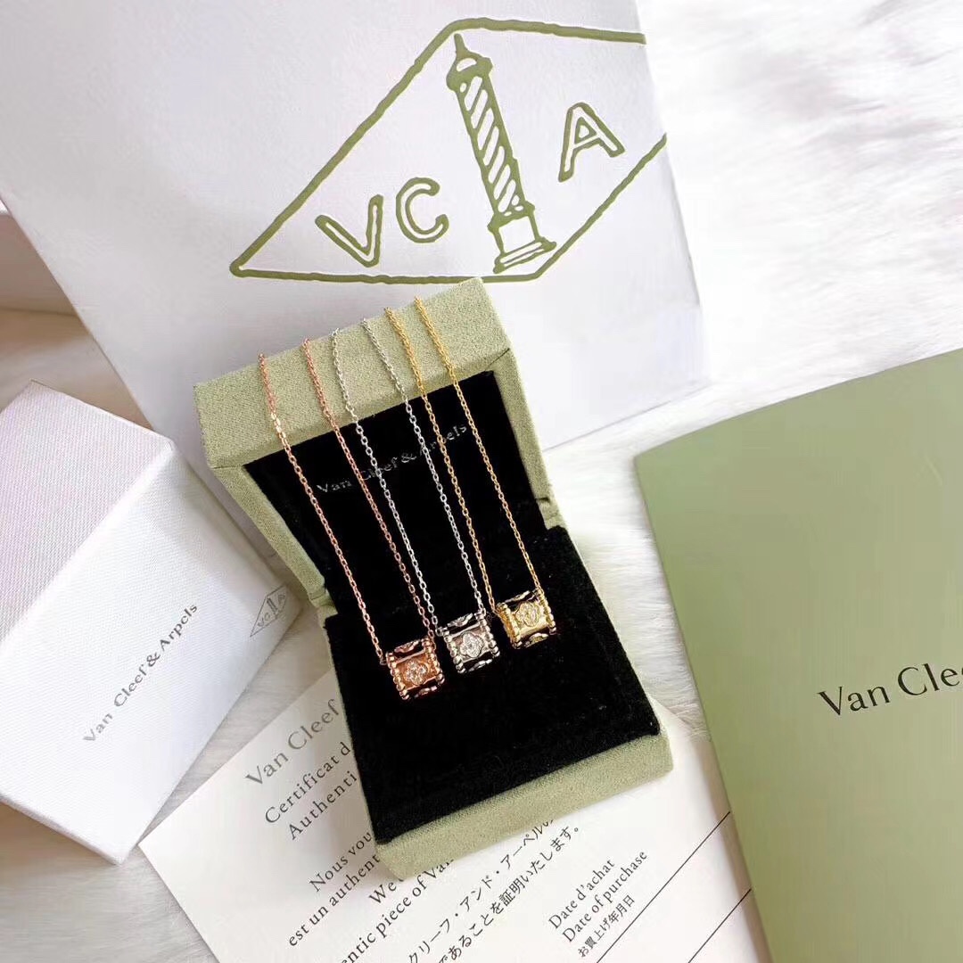 Van Cleef & Arpels 梵克雅宝 按照ZP定制 电镀 18k 金万花筒项链