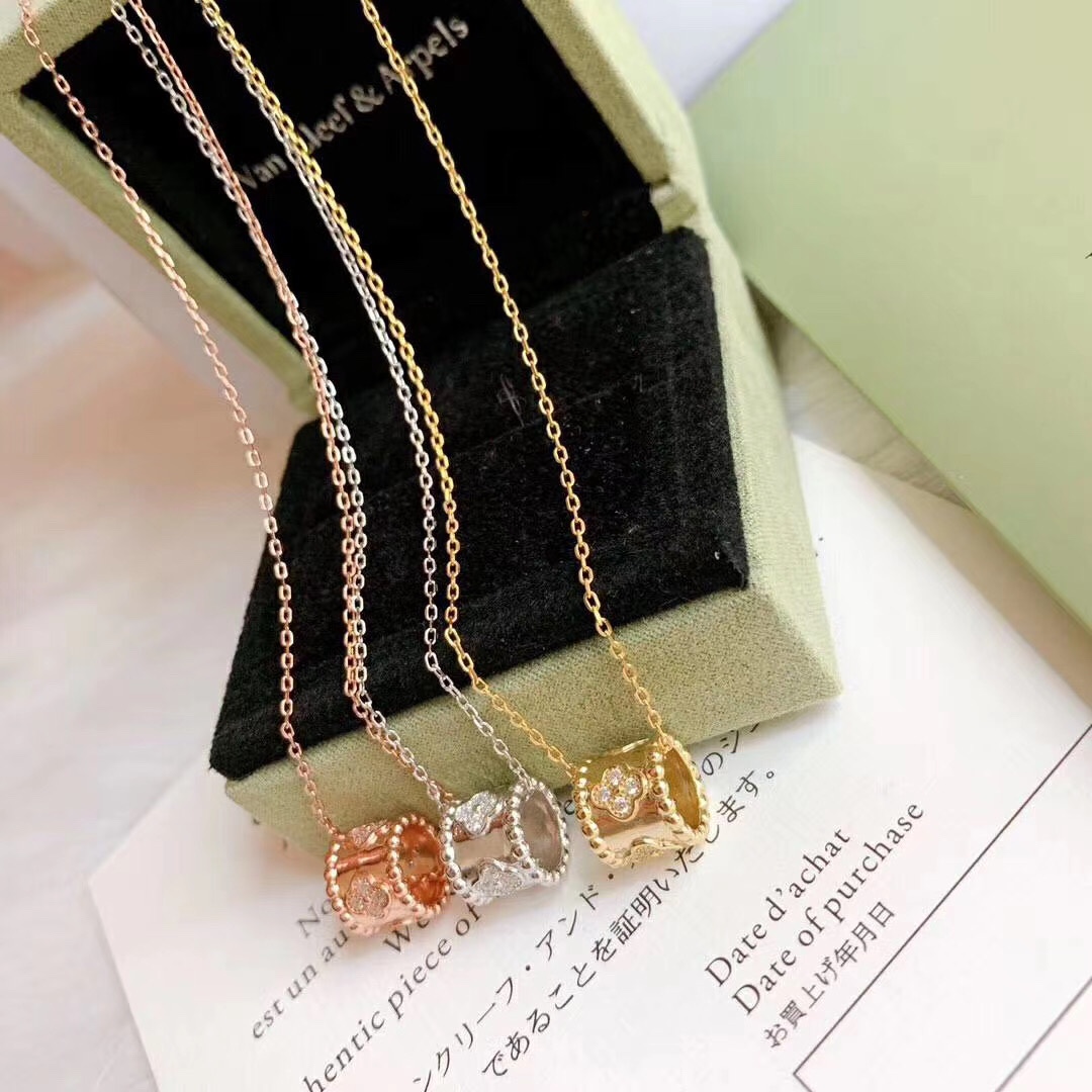 Van Cleef & Arpels 梵克雅宝 按照ZP定制 电镀 18k 金万花筒项链