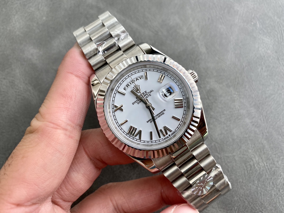 SK厂 劳力士Rolex 双历 星期日志型 40mm 自動機械腕時計