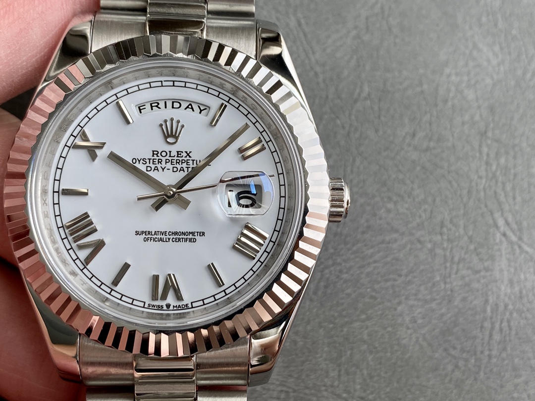 SK厂 劳力士Rolex 双历 星期日志型 40mm 自動機械腕時計