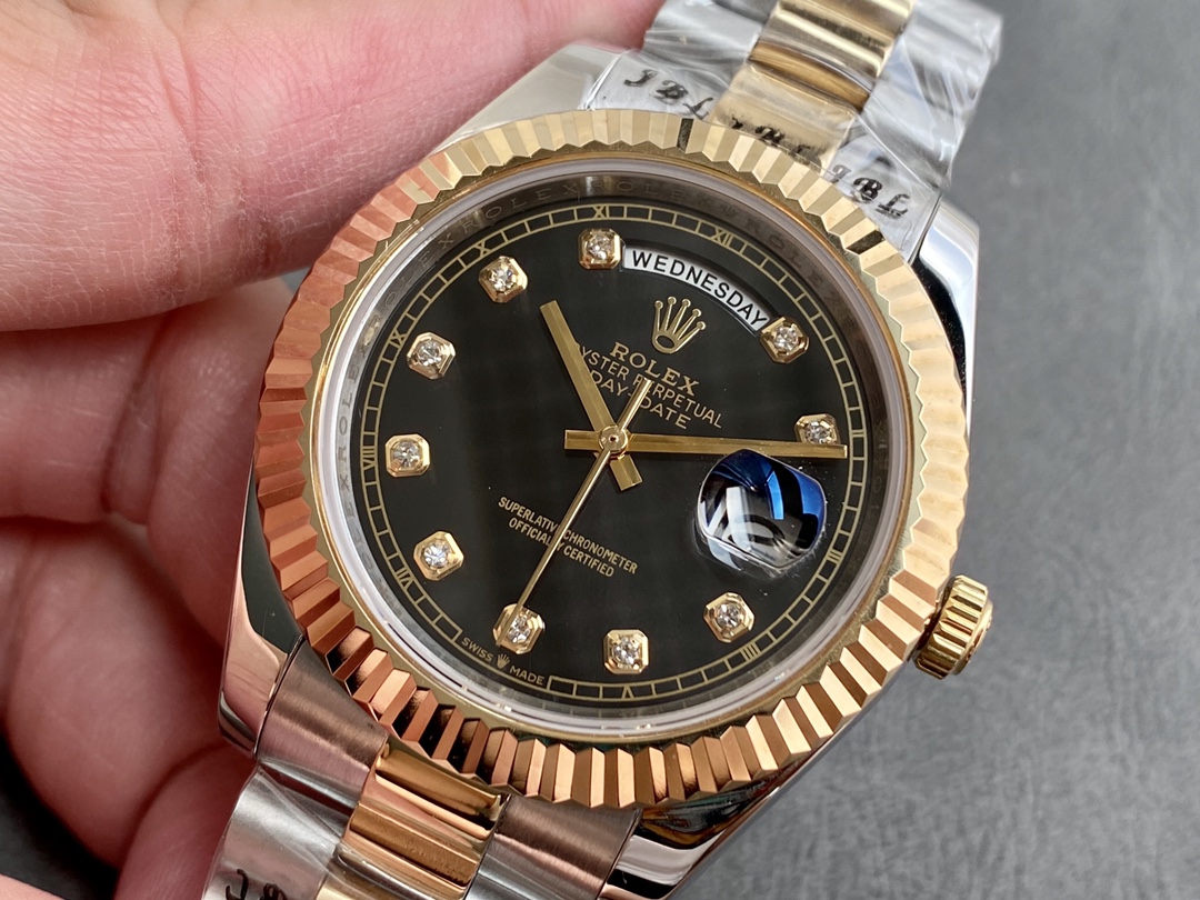 SK厂 劳力士Rolex 双历 星期日志型シリーズ 40mm - 自動機械式腕時計