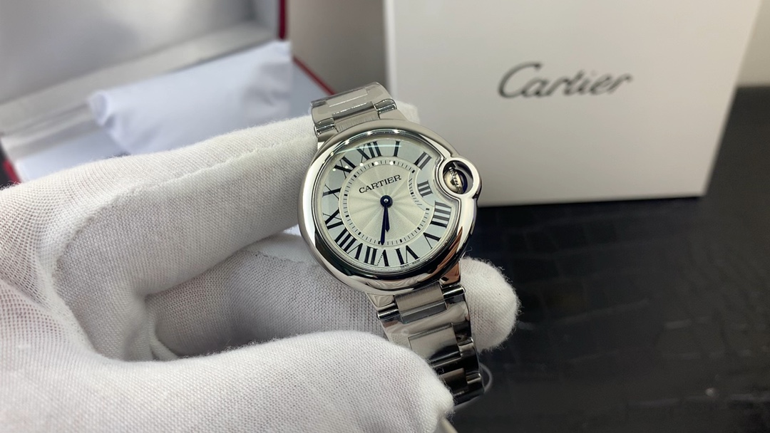 Cartier 皇家 卡地亚蓝气球33尺寸女表视频欣赏
