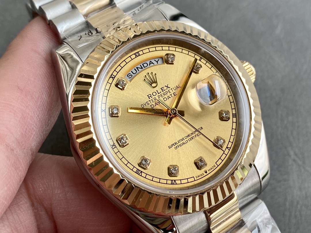 SK厂 劳力士Rolex 双历 星期日志型シリーズ 40mm - 高品質な自動機械式腕時計