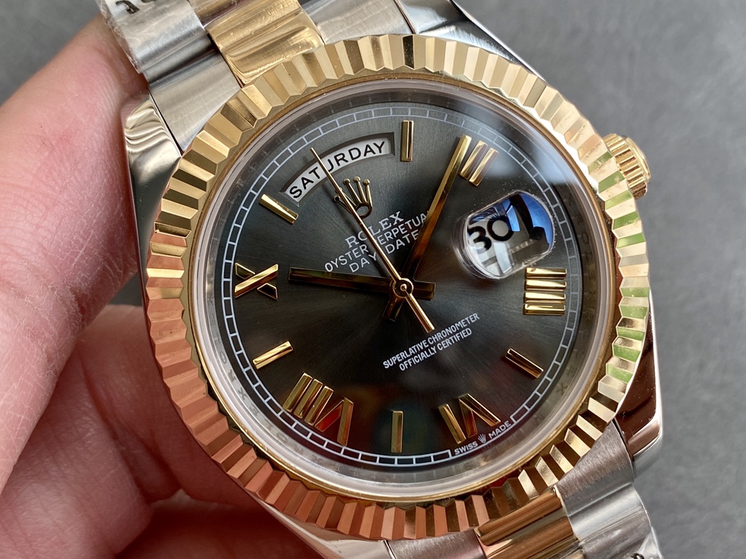 SK厂 劳力士Rolex 双历 星期日志型シリーズ 40mm - 高級自動機械式腕時計