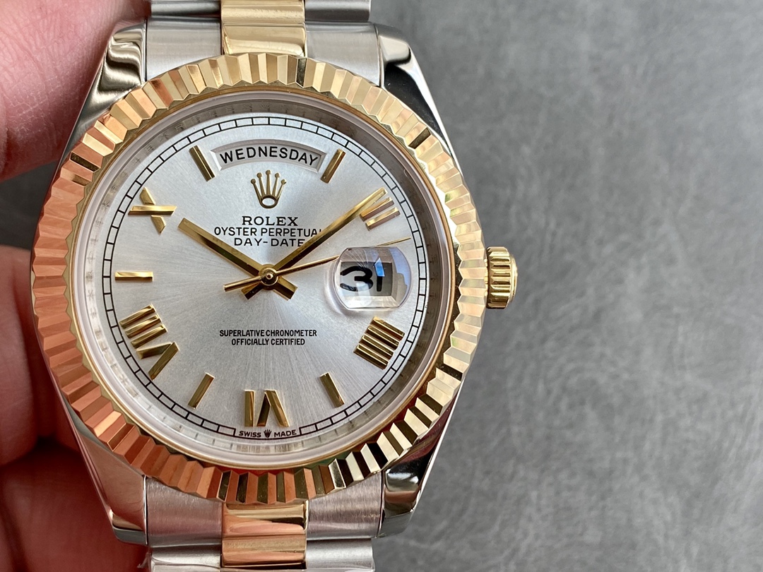 SK厂 劳力士Rolex 双历 星期日志型シリーズ 40mm - 高品質な自動機械腕時計