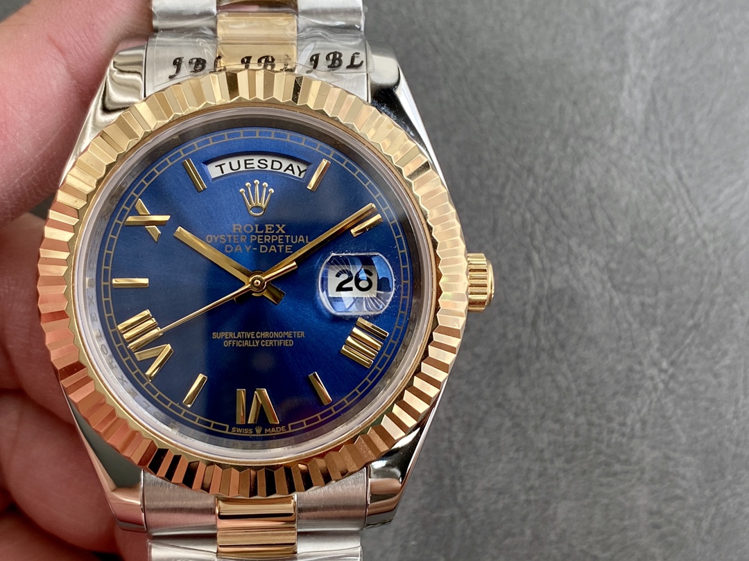 SK厂 劳力士Rolex 双历 星期日志型系列 40mm メンズ腕時計