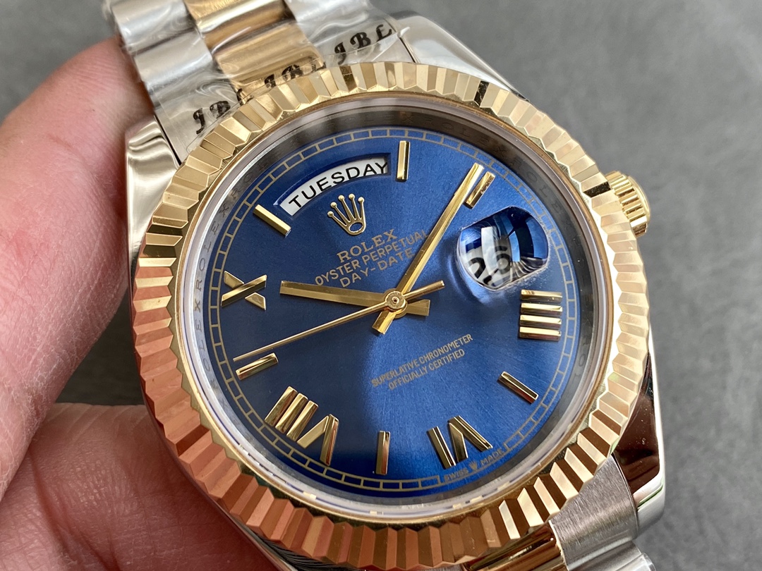 SK厂 劳力士Rolex 双历 星期日志型系列 40mm メンズ腕時計