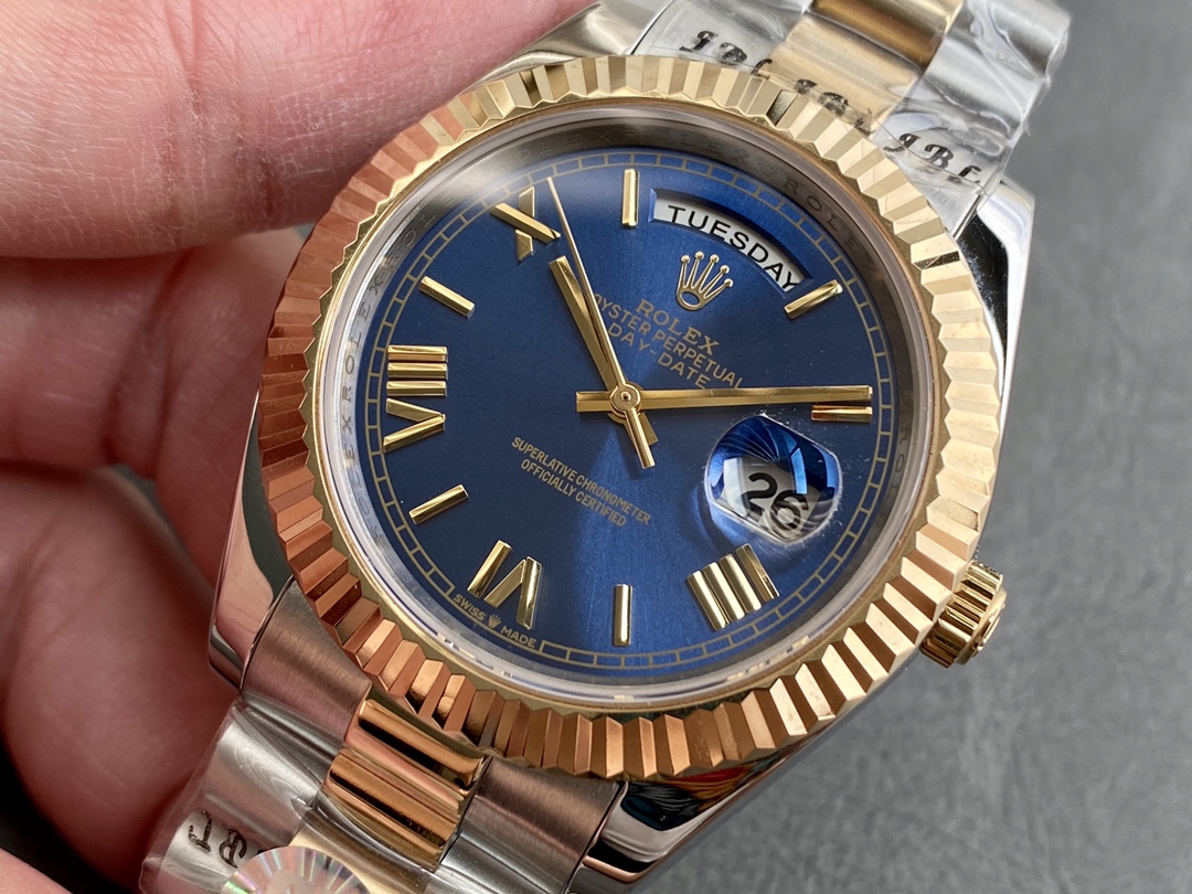 SK厂 劳力士Rolex 双历 星期日志型系列 40mm メンズ腕時計