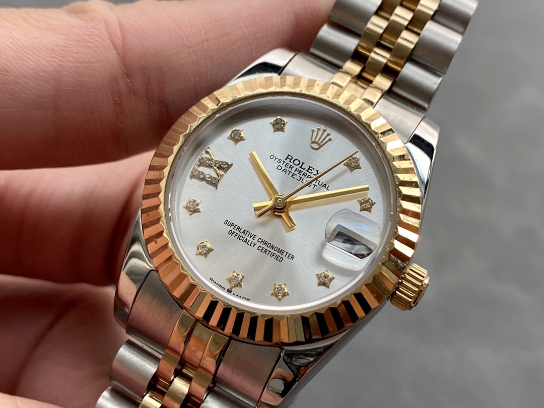 SK Factory 女款 劳力士Rolex 日志型31mm 自動巻き腕時計