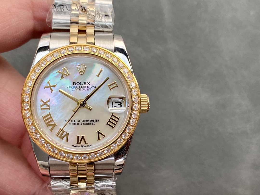 SK Factory 女款 劳力士Rolex 日志型31mm 自動機械式腕時計