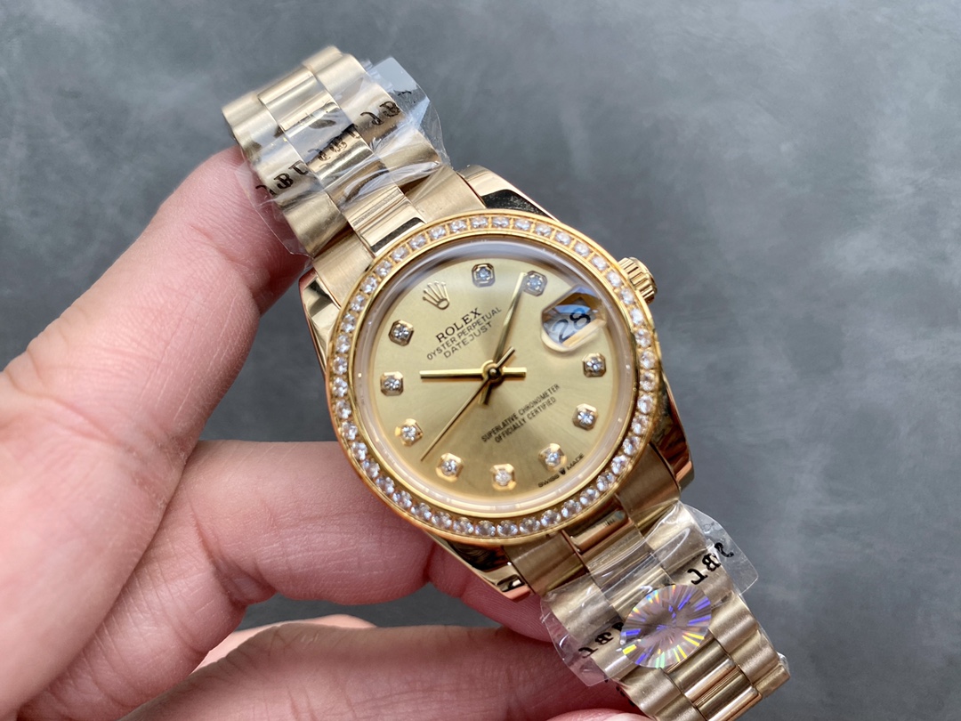 SK Factory 劳力士Rolex 女款 日志型31mm 自動機械腕時計