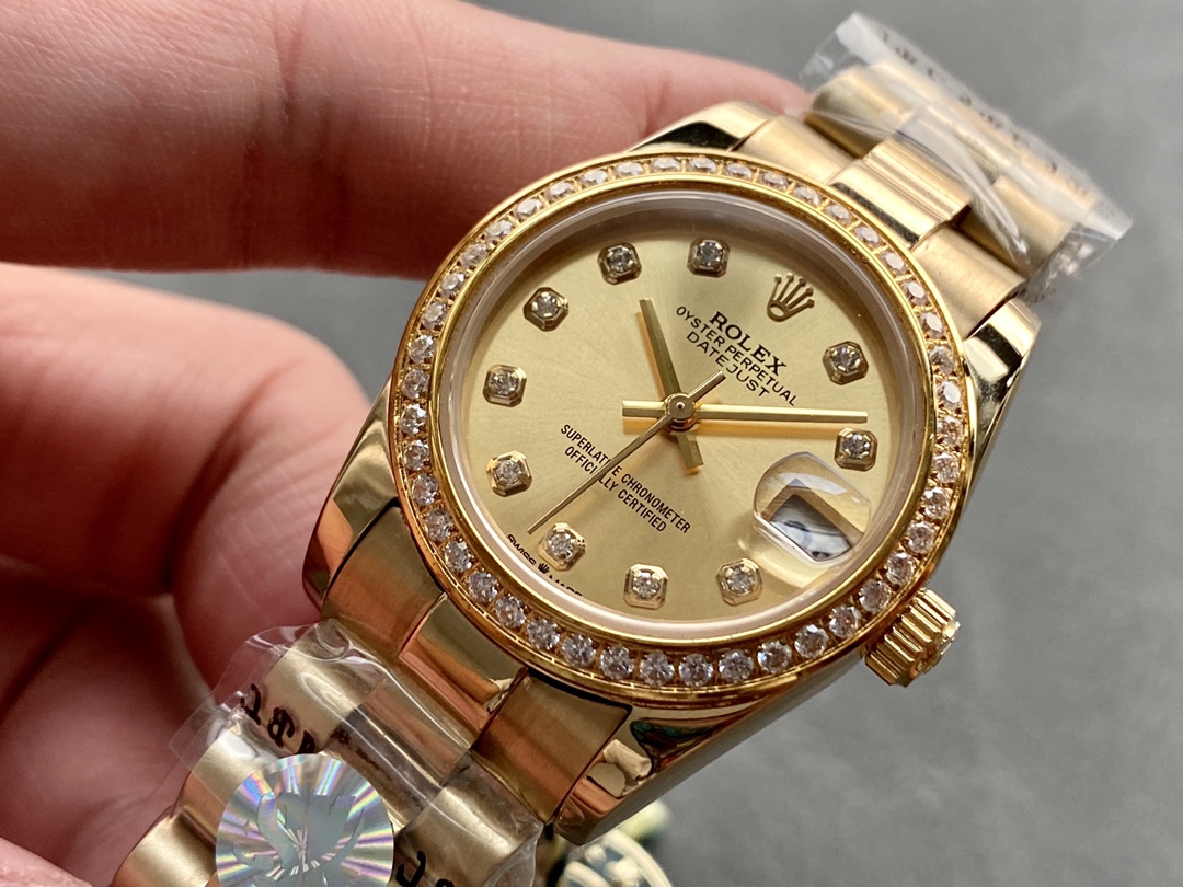 SK Factory 劳力士Rolex 女款 日志型31mm 自動機械腕時計