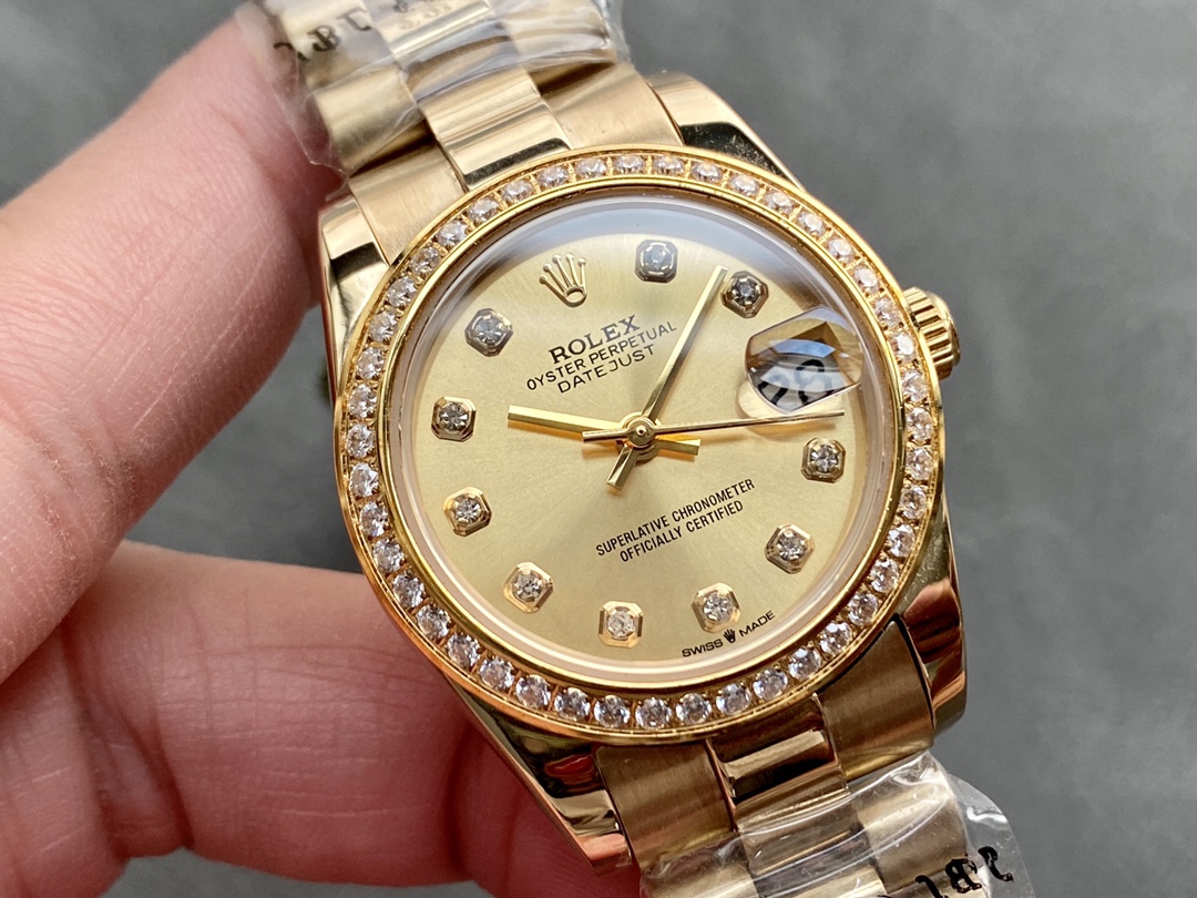 SK Factory 劳力士Rolex 女款 日志型31mm 自動機械腕時計