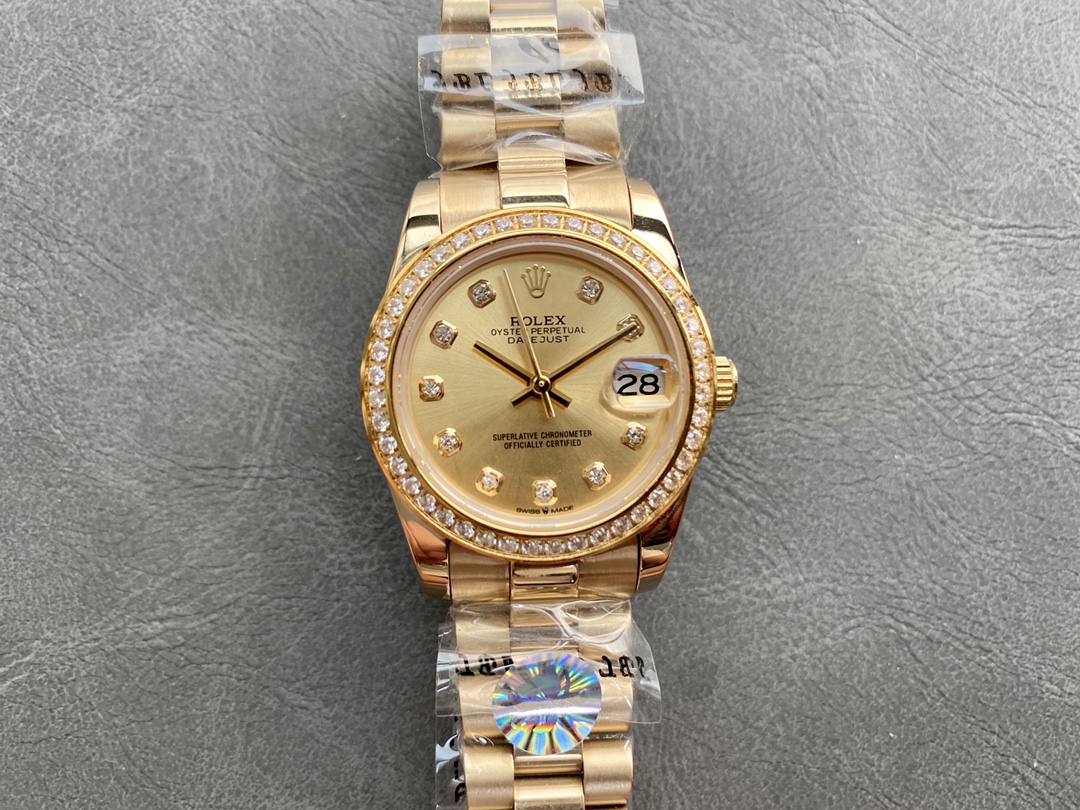 SK Factory 劳力士Rolex 女款 日志型31mm 自動機械腕時計