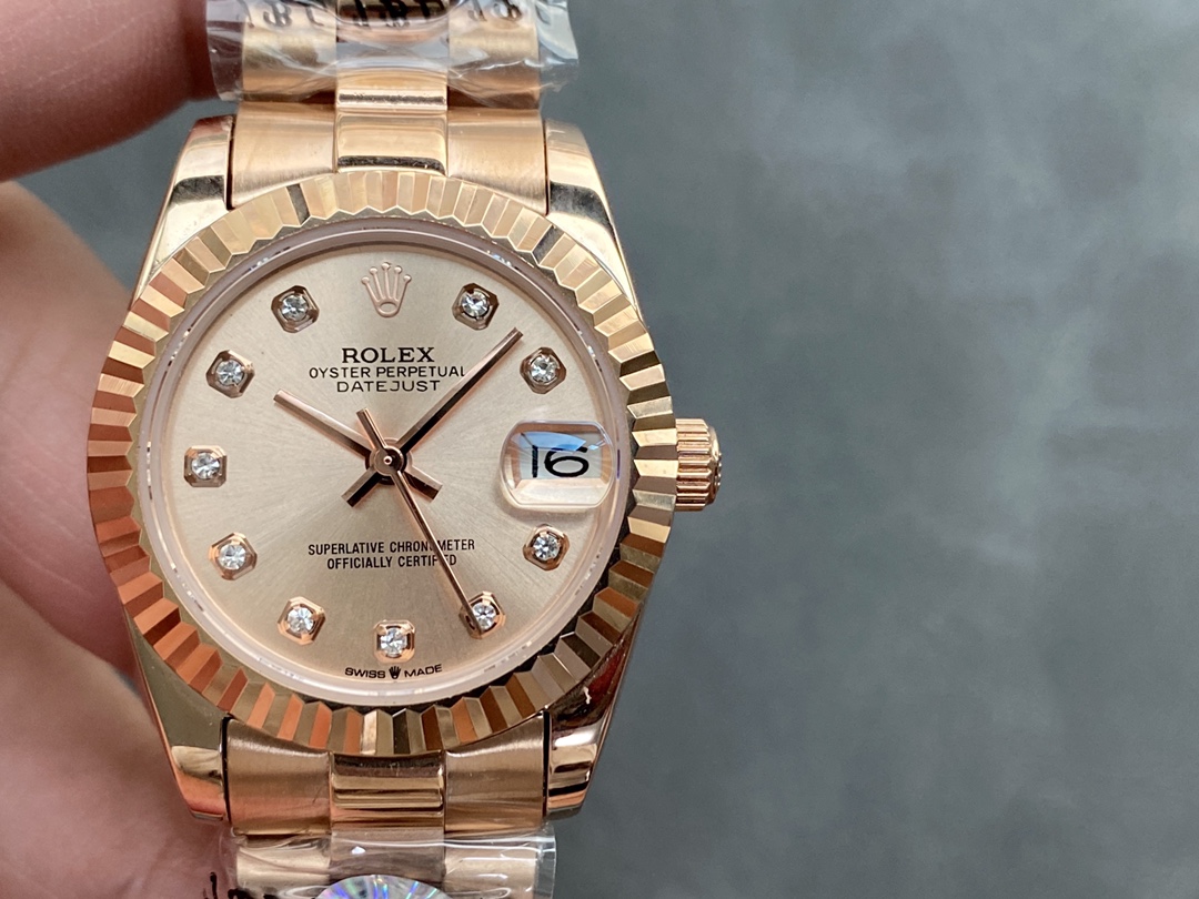 SK Factory 女款 劳力士Rolex 日志型31mm 自動機械腕時計