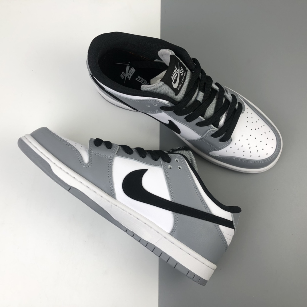 270 Nike Sb Dunk Low Trd 灰白黑经典元年配色 SB时尚休闲运动板鞋 AR0778-092