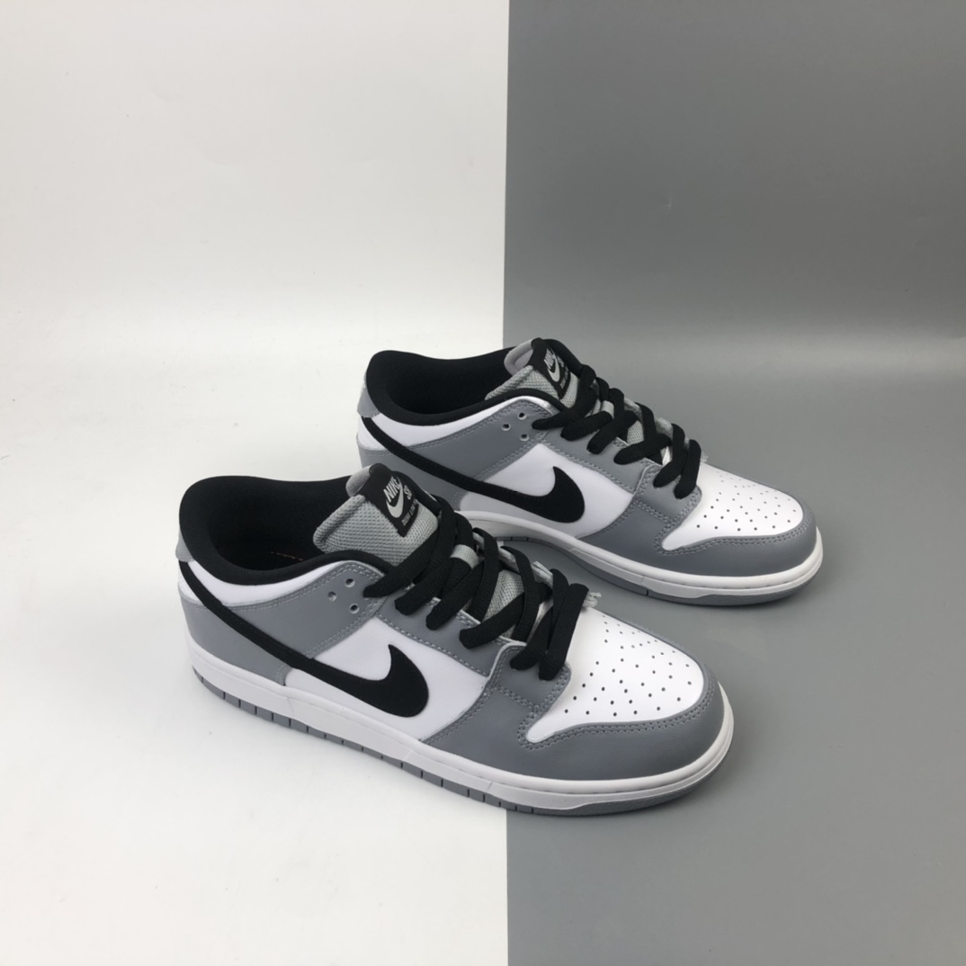 270 Nike Sb Dunk Low Trd 灰白黑经典元年配色 SB时尚休闲运动板鞋 AR0778-092