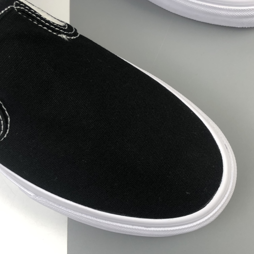 140 Vans OG Slip-On Lx 加绒系列懒人一脚蹬帆布板鞋 VN000UDFF8L