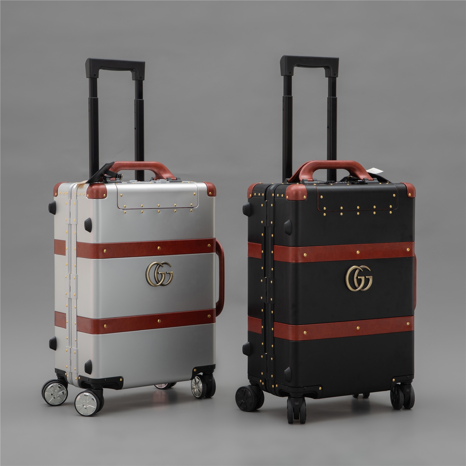 Luxury Gucci Aluminium Suitcase with Innovative Features and Secure Locking System - 图片 3
