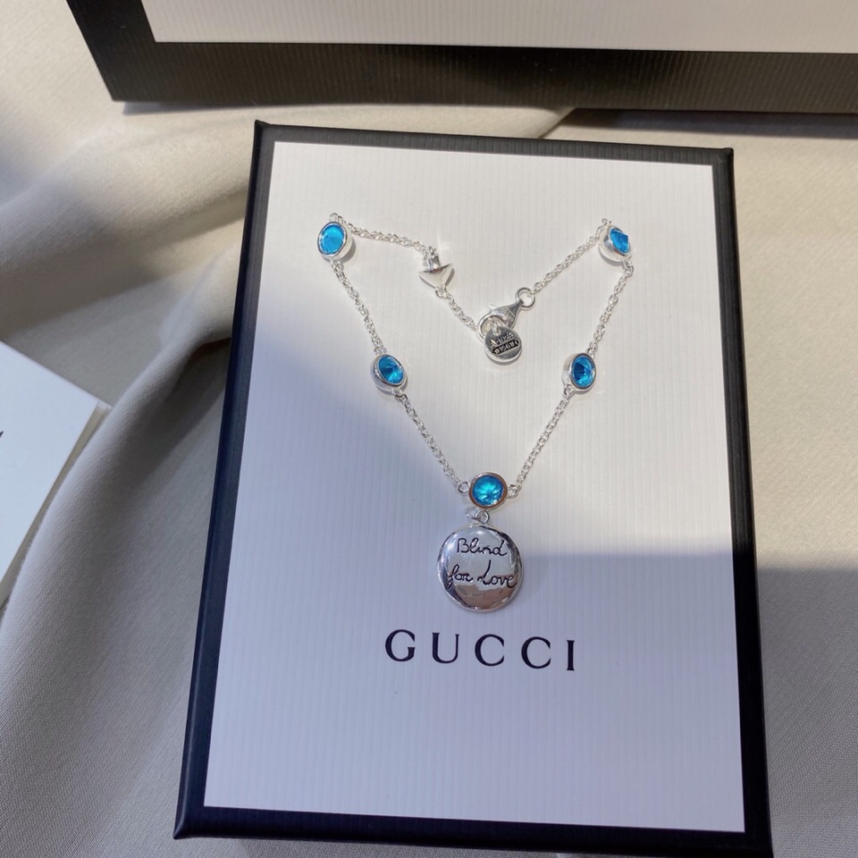 NO:101729,Gucci Gucci 925 sterling silver love fearless BLIND FOR LOVE round cat face necklace size 42cm, Gucci necklace, gucci, gucci, necklace, pure silver19860909Gucci古驰925纯银爱无畏BLIND FOR LOVE圆形猫脸项链 尺寸42cm,古驰项链,gucci,gucci,necklace,pure silver,Jewelry