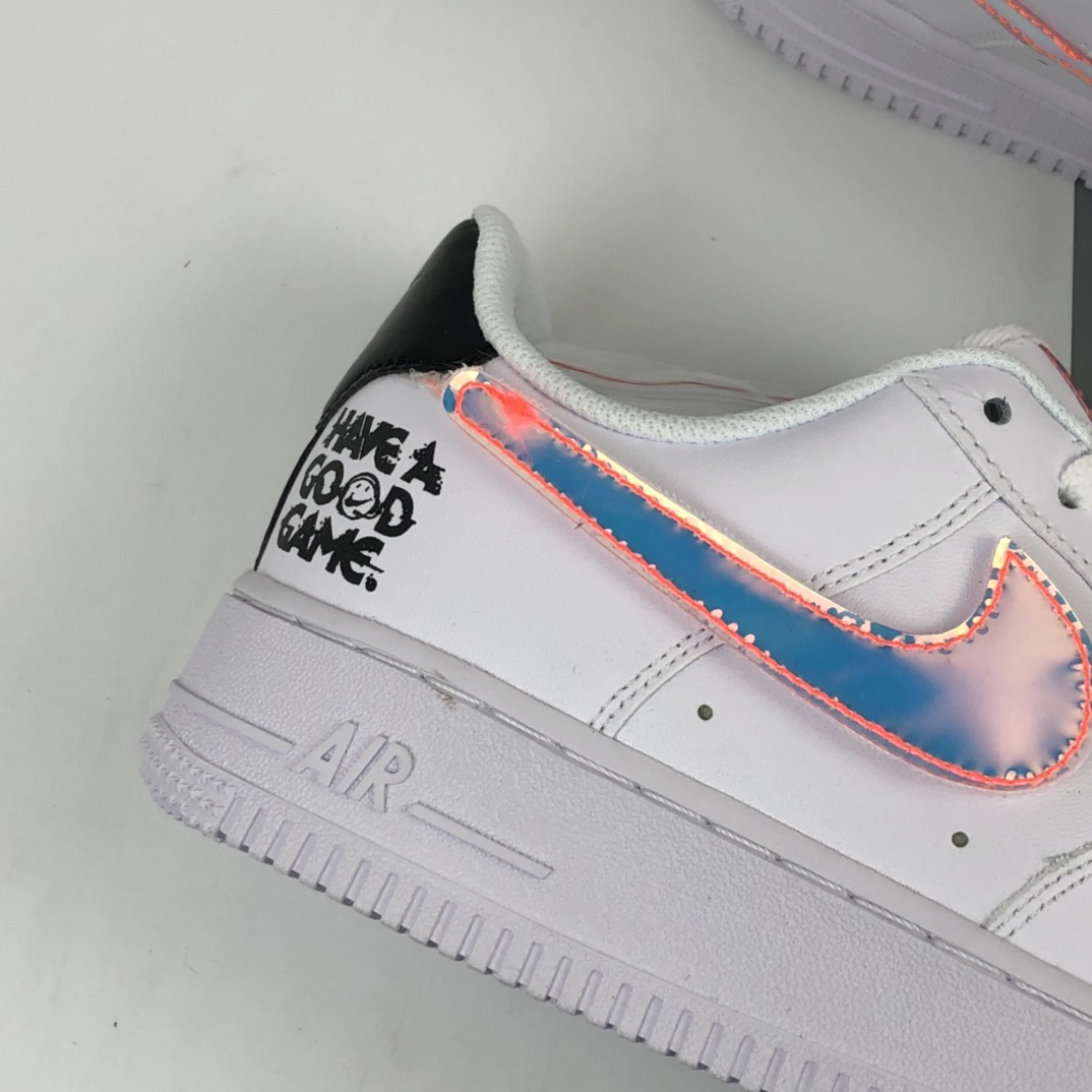 200 新版本 Nike Air Force 1 Rwact Qs 空军一号“镭射电玩像素换钩”低帮时尚休闲运动鞋 DC0710-191
