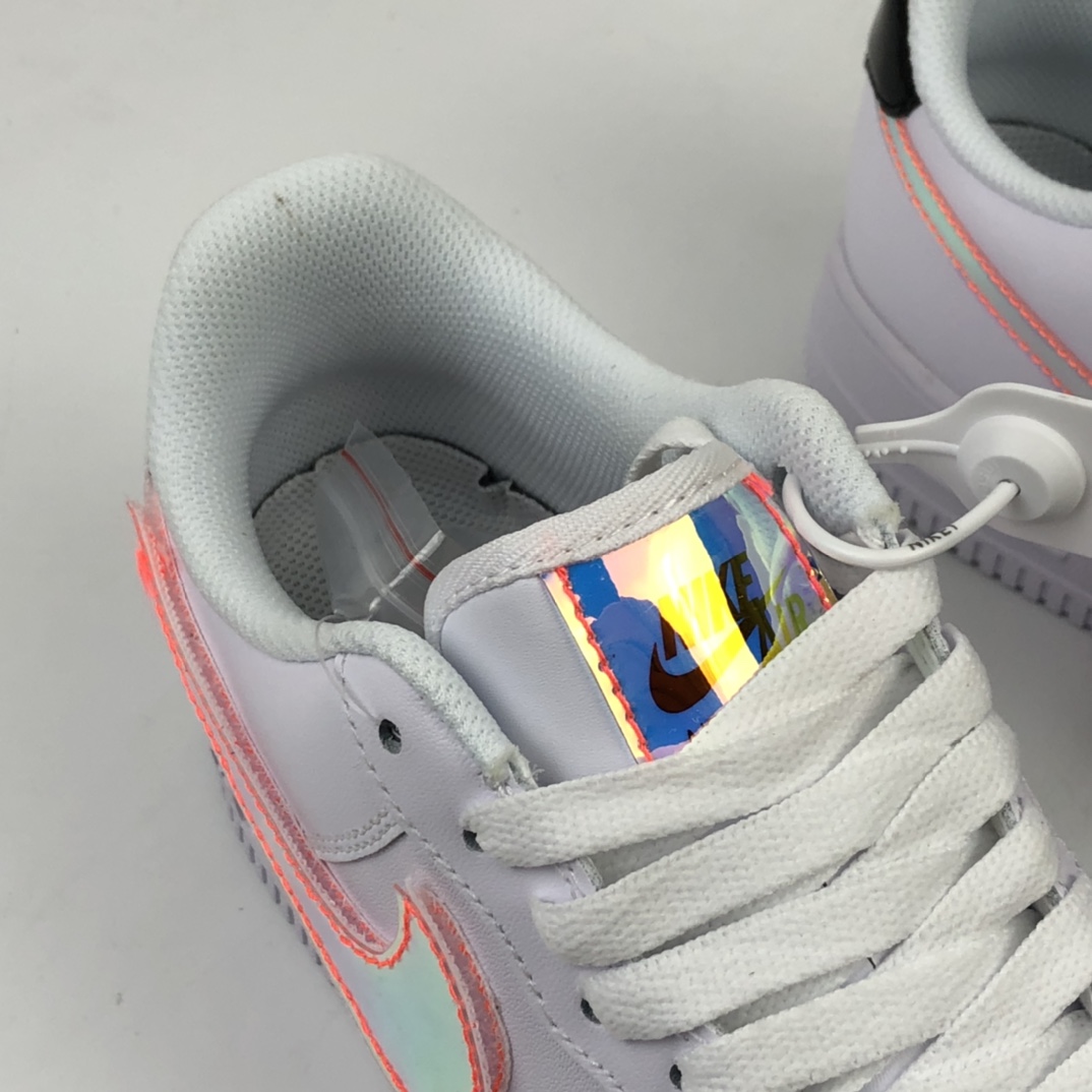 200 新版本 Nike Air Force 1 Rwact Qs 空军一号“镭射电玩像素换钩”低帮时尚休闲运动鞋 DC0710-191