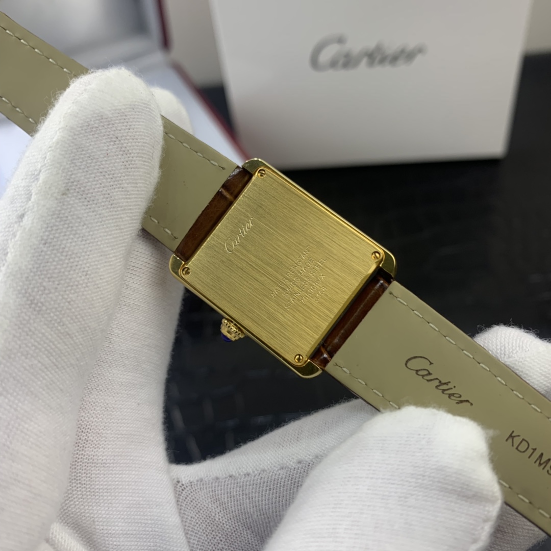Cartier 皇家 卡地亚坦克系列女表