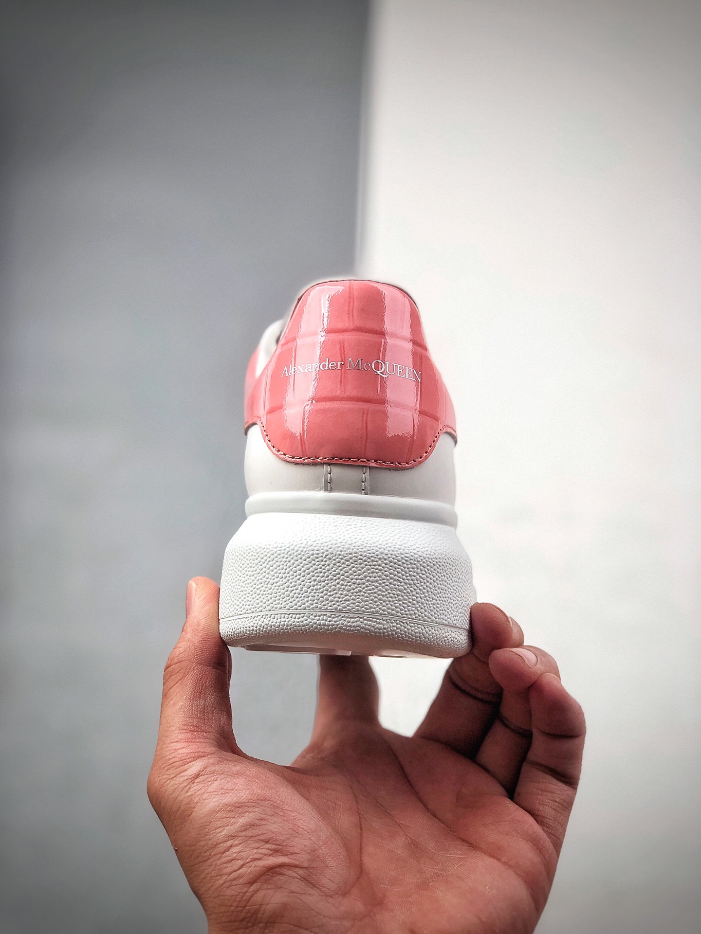 380 Alexander McQueen/亚历山大麦昆松糕鞋厚底增高小白鞋