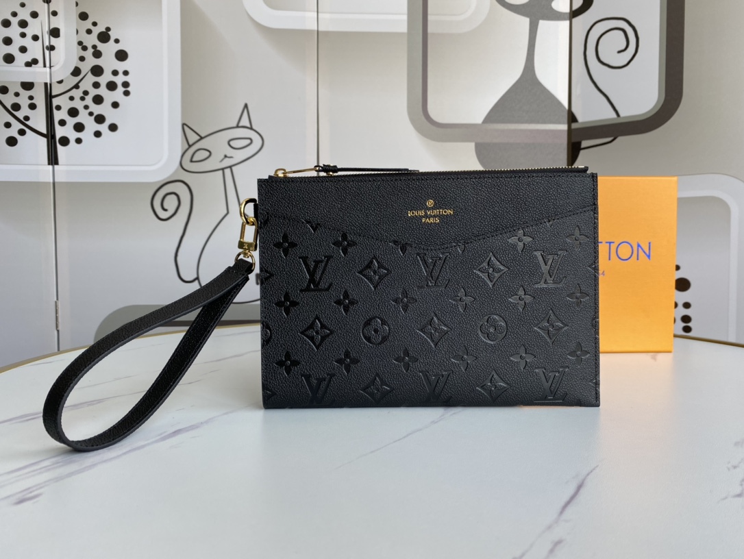 Louis Vuitton Luxury
 Clutches & Pouch Bags Black Empreinte​ M68705