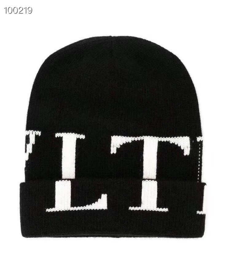 [Valentino Hats]Valentino 2020 AutumnWinter Counter Knitted Wool Hat Super ho