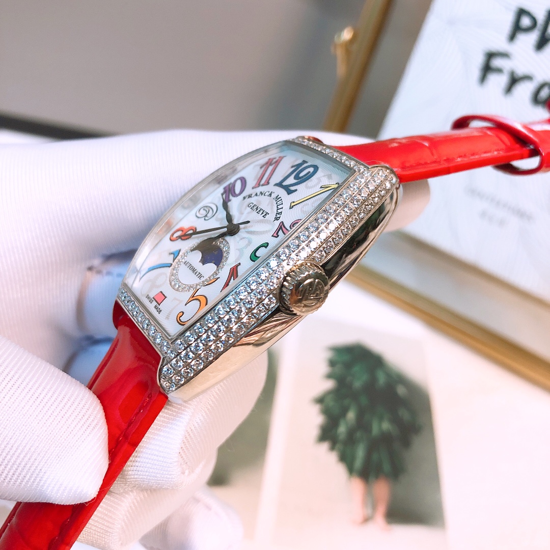 Luxury Women’s Wristwatch: Frank Muller’s Barrel Series from Geneva, Switzerland - 图片 7