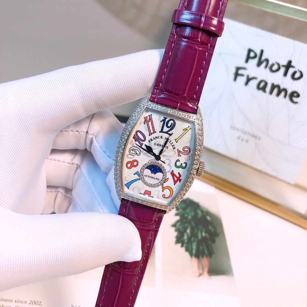 Luxury Women’s Wristwatch: Frank Muller’s Barrel Series from Geneva, Switzerland - 图片 4