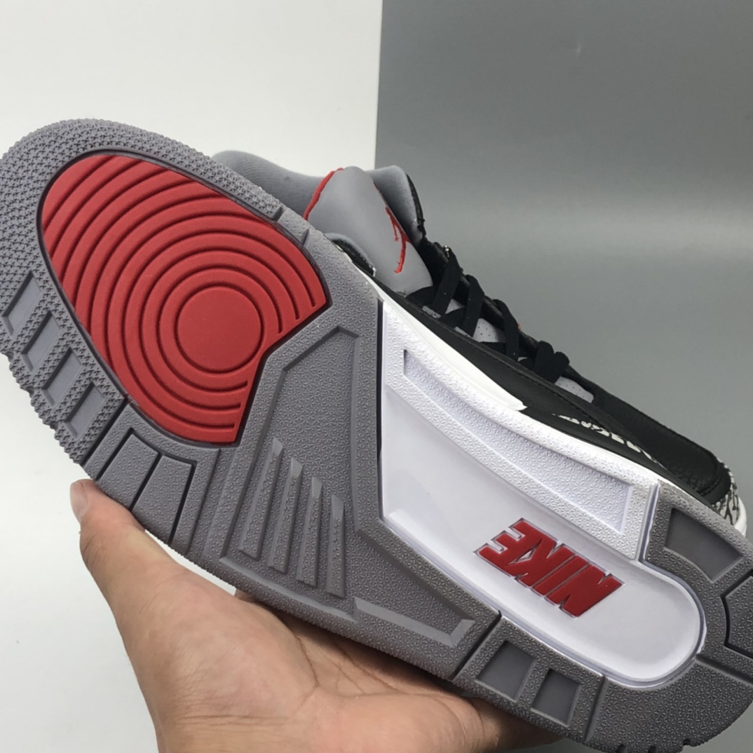 390 Air Jordan 3 Retro OG ” Black Cement ” AJ3乔3 黑水泥 854262-001