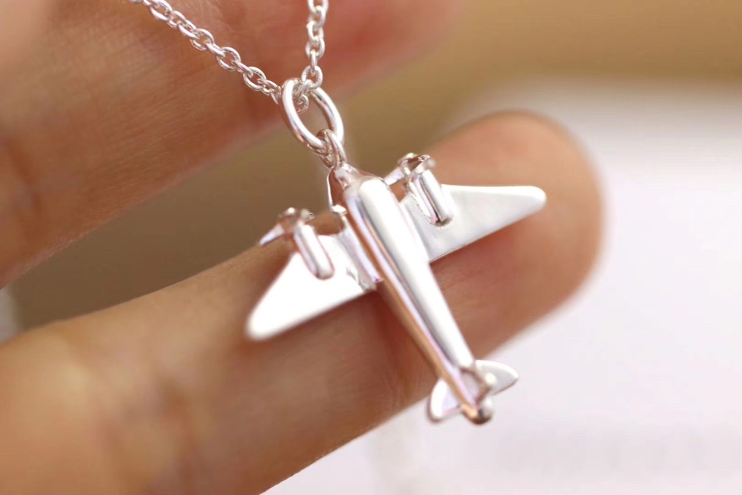 Tiffany & Co. Tiffany &Co. 绝版小飞机 锁骨项链 纯银