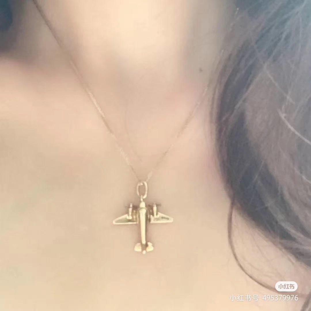 Tiffany & Co. Tiffany &Co. 绝版小飞机 锁骨项链 纯银