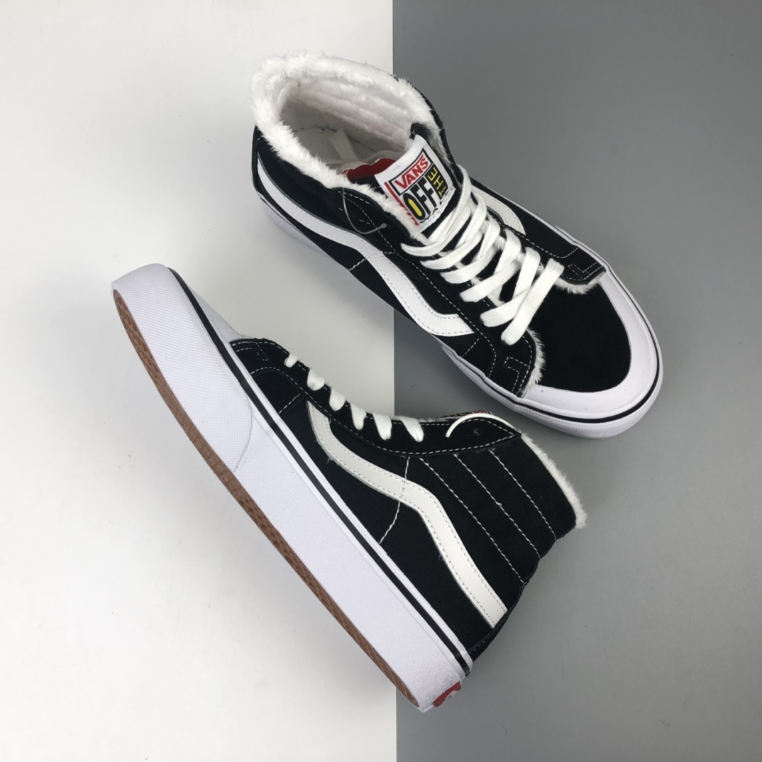 160 加绒款 Vans Sk8-Hi 138 Decom 鲜美系列帆布半月包头硫化高帮板鞋 VN0A2RR1VPM