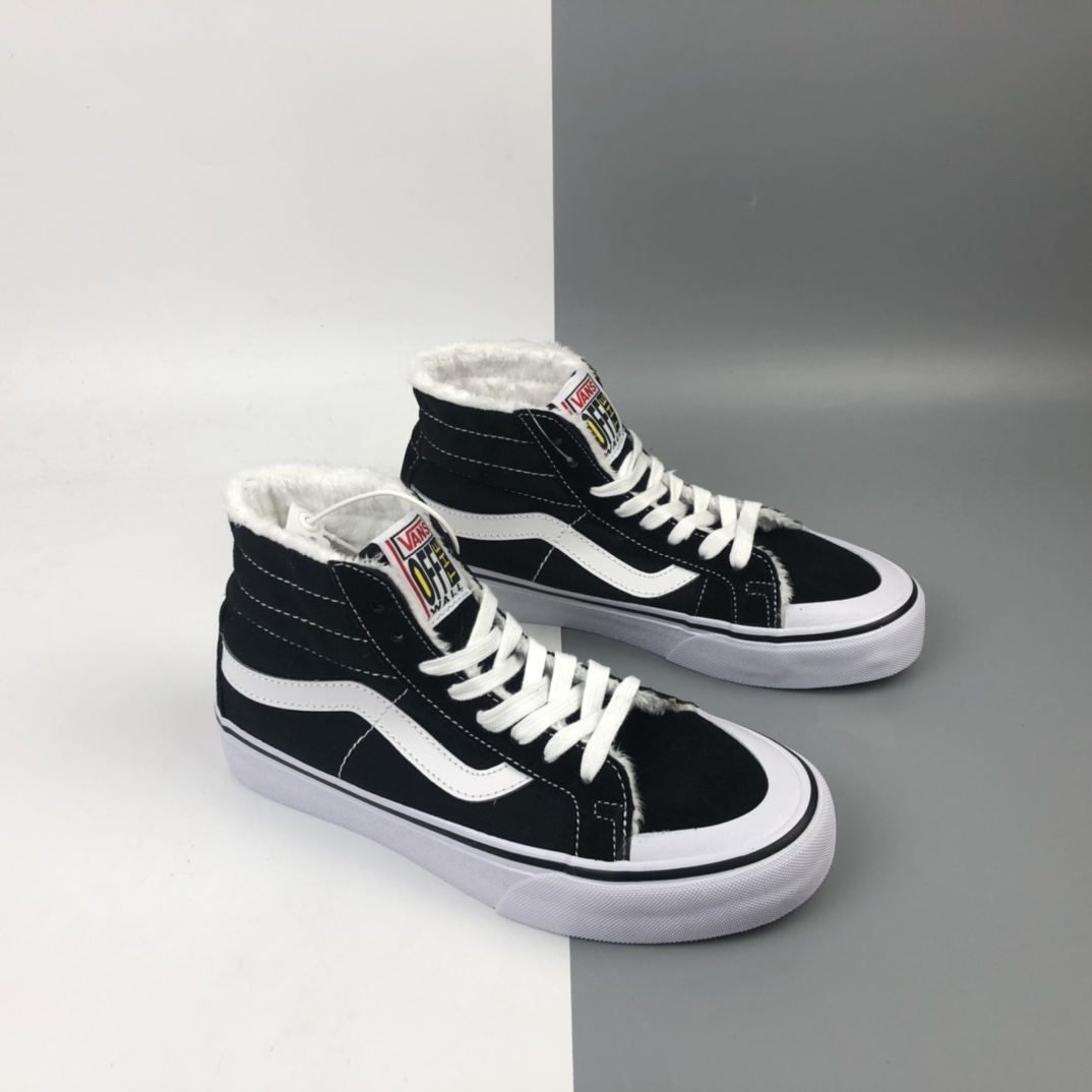 160 加绒款 Vans Sk8-Hi 138 Decom 鲜美系列帆布半月包头硫化高帮板鞋 VN0A2RR1VPM