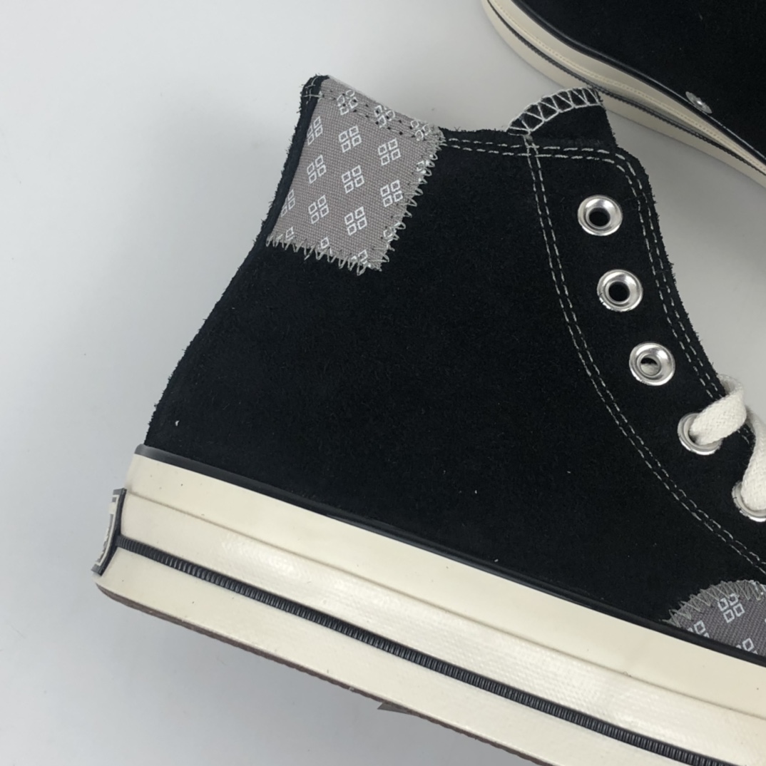 140 Converse Chuck Taylor All Star 1970 Suede 复古高帮休闲硫化板鞋 166855C