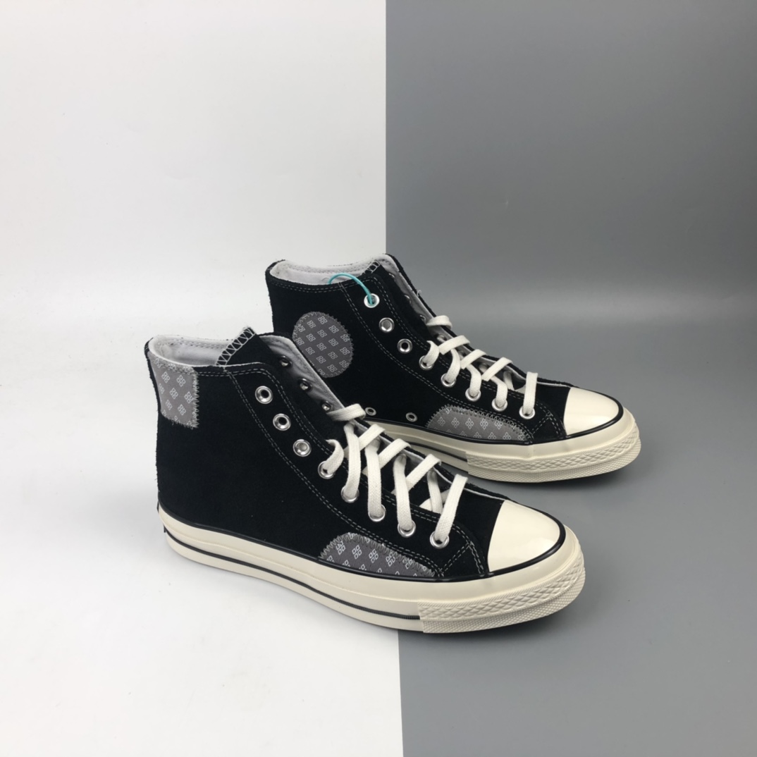 140 Converse Chuck Taylor All Star 1970 Suede 复古高帮休闲硫化板鞋 166855C