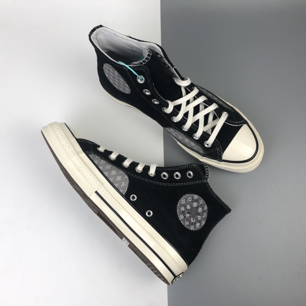 140 Converse Chuck Taylor All Star 1970 Suede 复古高帮休闲硫化板鞋 166855C