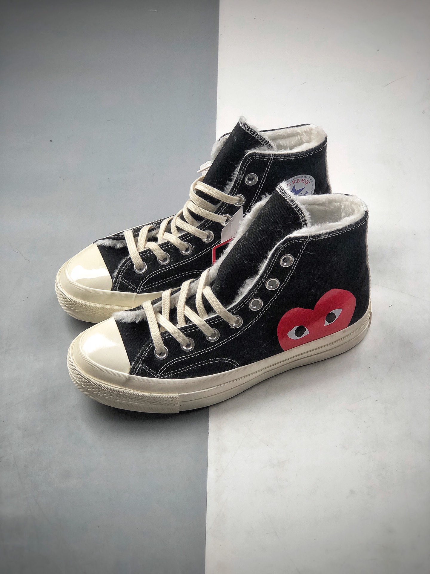 140  川久保玲黑色 CONVERSE匡威2019秋冬款Chuck70加绒系列