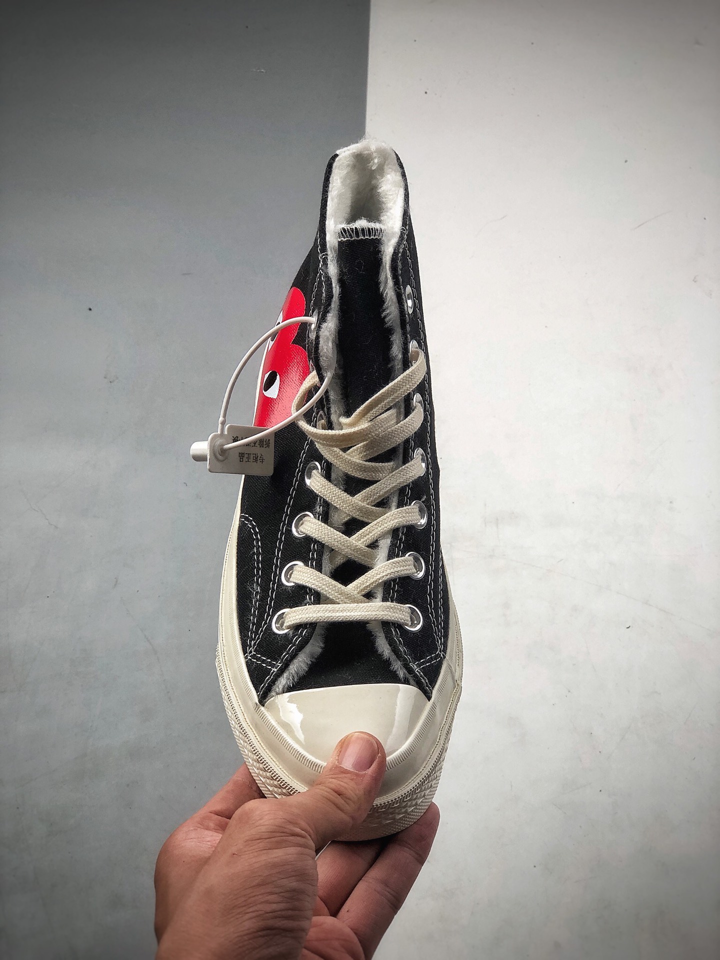 140  川久保玲黑色 CONVERSE匡威2019秋冬款Chuck70加绒系列