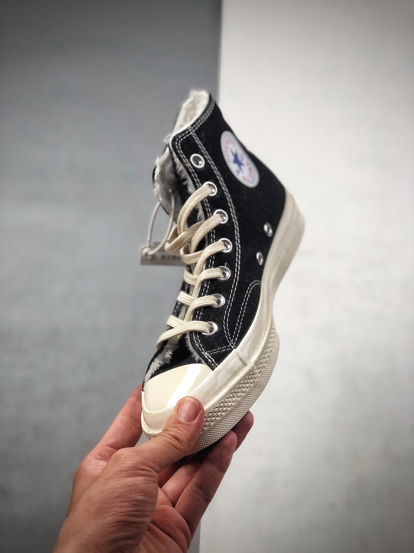 140  川久保玲黑色 CONVERSE匡威2019秋冬款Chuck70加绒系列