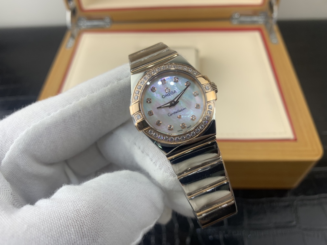 Omega 皇家 欧米茄星座系列抛光工艺表带女表