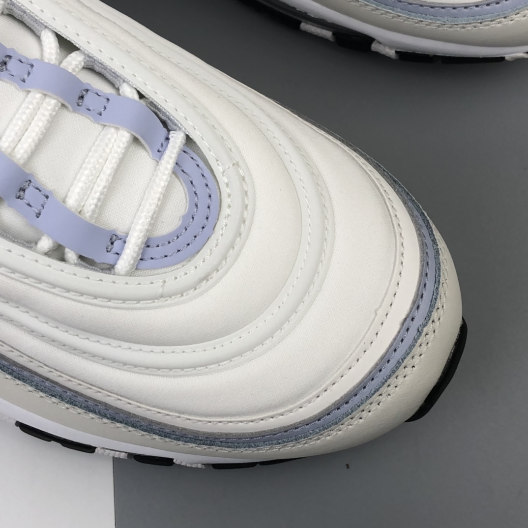 200 Nike Wmns Air Max 97”Ghost”复古气垫百搭休闲运动慢跑鞋“白雾紫3M”CZ6087-102