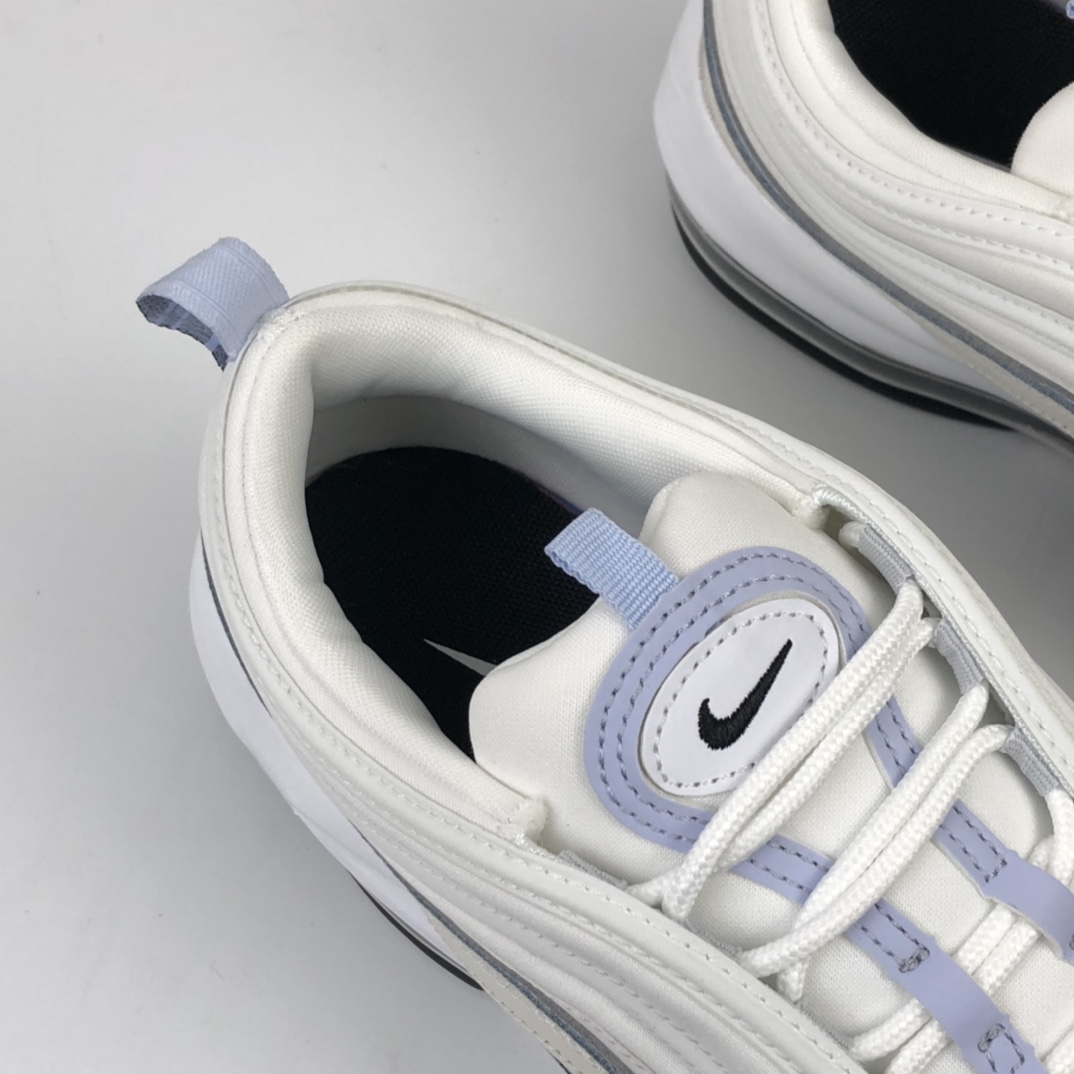200 Nike Wmns Air Max 97”Ghost”复古气垫百搭休闲运动慢跑鞋“白雾紫3M”CZ6087-102