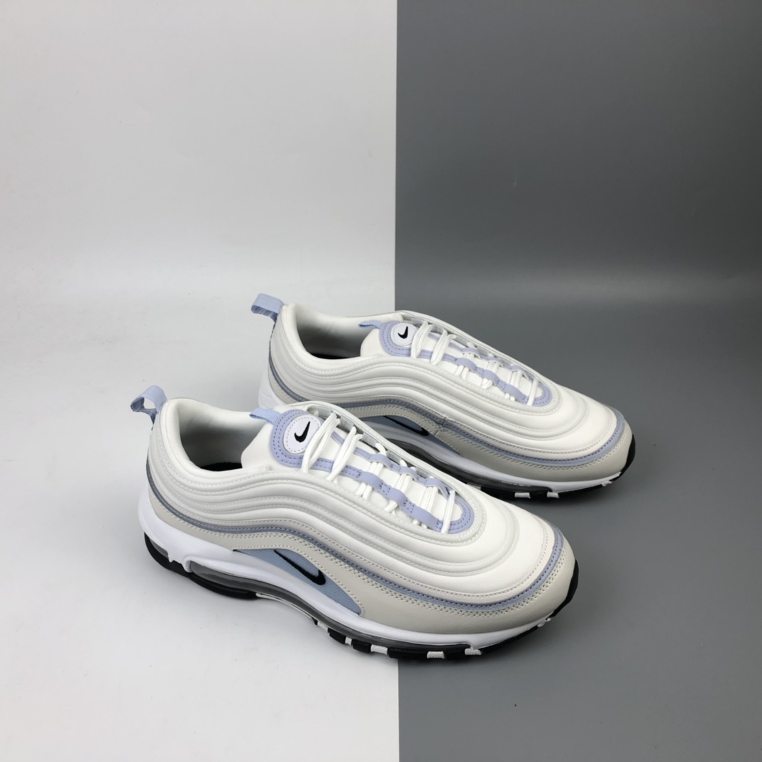 200 Nike Wmns Air Max 97”Ghost”复古气垫百搭休闲运动慢跑鞋“白雾紫3M”CZ6087-102