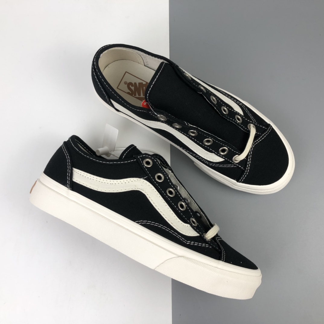 140 Vans Vault OG Old Skool 2021新款抢先穿 黑色高低帮滑板鞋 VN0A4RWB7BR