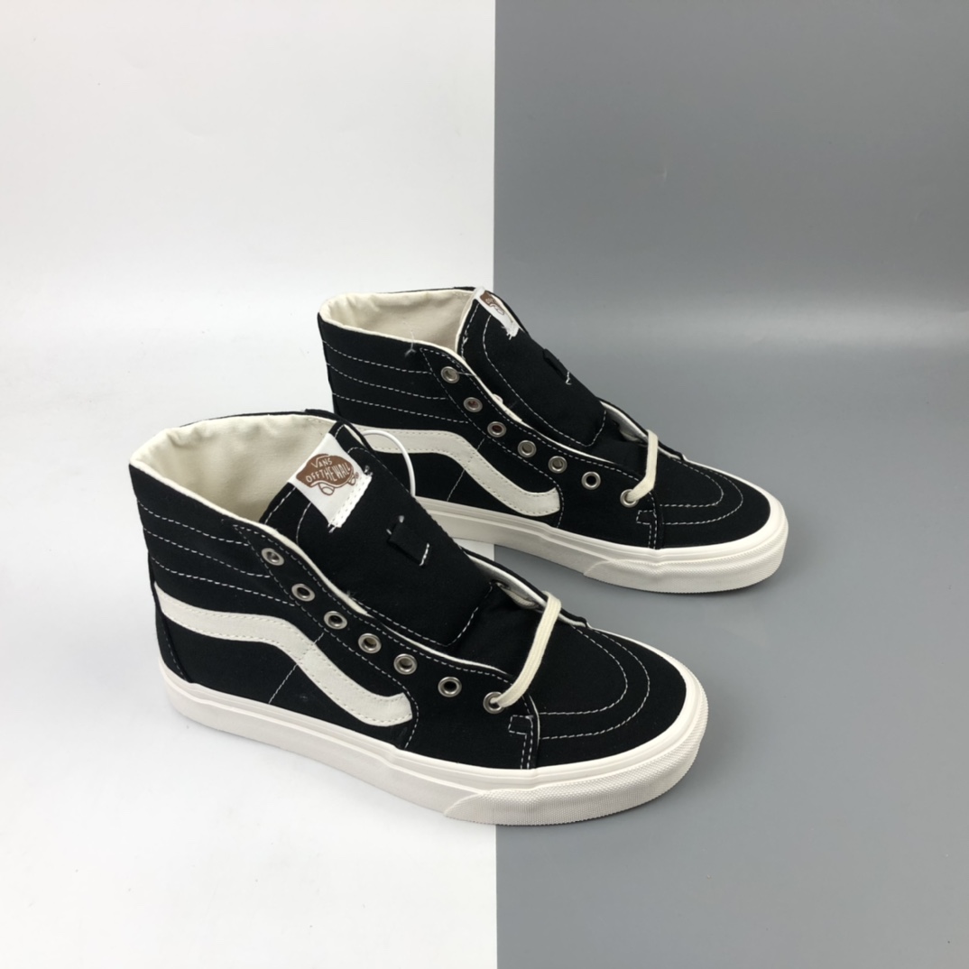 160  Vans Vault OG Old Skool 2021新款抢先穿 黑色高低帮滑板鞋 VN0A4RWY2BS